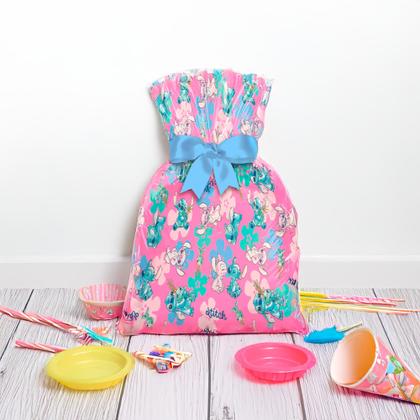 Imagem de 40 Sacolas Lembrancinhas Festa Stitch Rosa Decoração anive