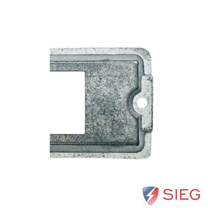 Imagem de 40 Tampa Condulete Fixo 2 Interruptor Tecla 1 Pol Sieg