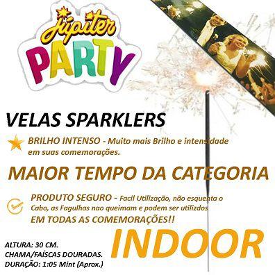 Imagem de 40 Velas Sparklers 30 Cm Para Casamento Indoor Faísca Decoração Estrelinha Aniversario Sem Fumaça