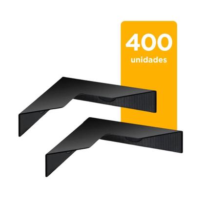 Imagem de 400 Cantoneira Proteção Embalagem Transporte MDF Alumínio Vidro 70x70mm