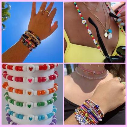 Imagem de 400 pçs pérola bola lisa 4mm salmão p/ bijuterias, colares, pulseiras e artesanatos em geral