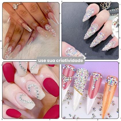 Imagem de 4320 Strass Pedrinha Decoração Unha Furta Para Designer De Unhas