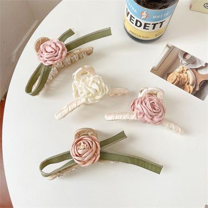 Imagem de 4pcs Resin Hair Clip, Senior Girls Retro Cute Hair Clip