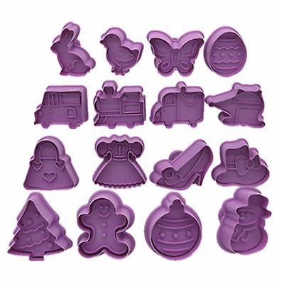 Imagem de 4pcs/set Diy Baking Tools Silicone Biscoito Molde Vestido Molde Molde Fudge Cake Mold