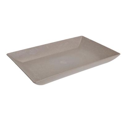 Imagem de 4un Petisqueira travessa Retangular 24cm servir Cinza Petra