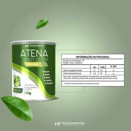 Imagem de 4x atena shot detox sabor limão hf suplementos