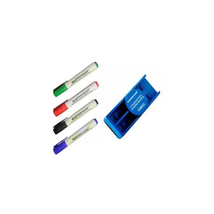 Imagem de 4x Canetas Pincel Marcador Quadro Branco +1 Apagador