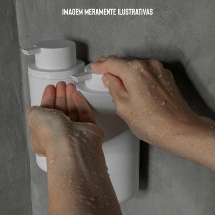 Imagem de 4x Dispenser Sabonete Liquido Detergente 500ml Preto - OU