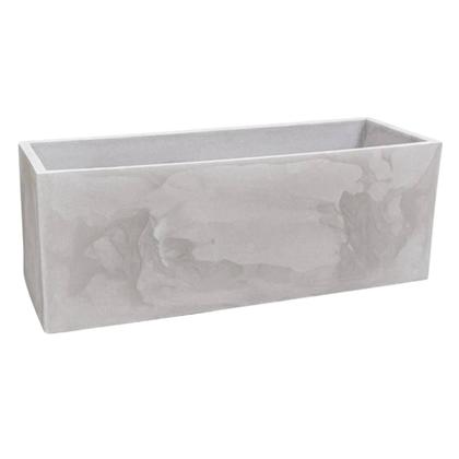 Imagem de 4X Floreira Flat 57 (6L) Cor Cimento Queimado JAPI