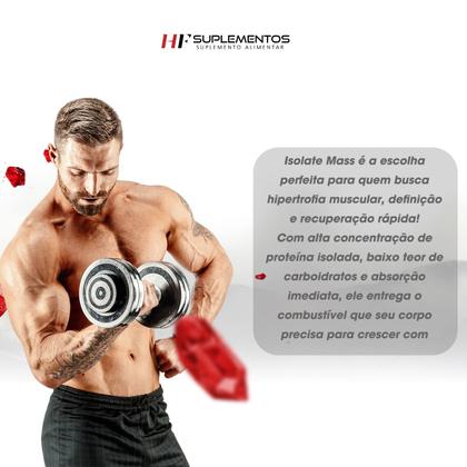 Imagem de 4x hipercalorico isolate mass 3kg morango banana hf suple