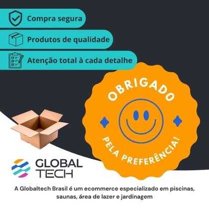 Imagem de 4x led slim rgbw 15w tholz + fonte 60w + basic smartpool