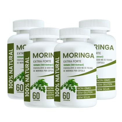 Imagem de 4x Moringa Oleifeira 240 Capsulas 500mg