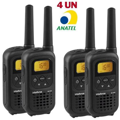 Imagem de 4X Rádio Comunicador Intelbras Rc4002 - Walkie Talkie Ht