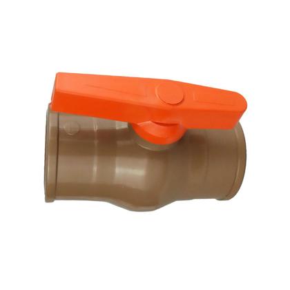 Imagem de 4X Registro De Esfera Soldável Pvc 25Mm (3/4) Marrom