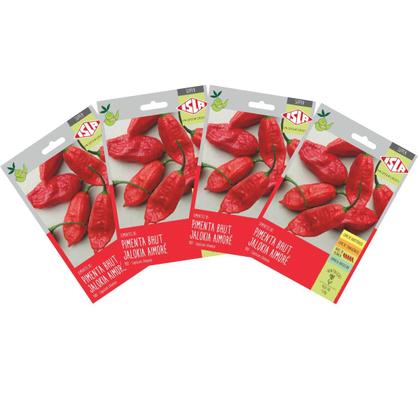 Imagem de 4X Sementes de Pimenta Bhut Jolokia Aimoré Super ISLA