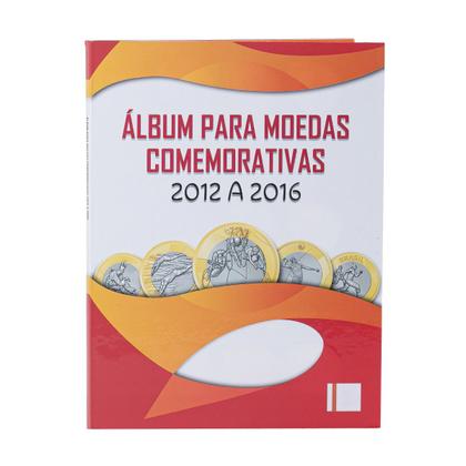Imagem de 5 Álbuns para colocar moedas Comemorativa Jogos Olímpicos Rio 2016