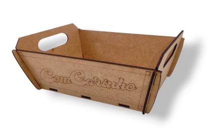 Imagem de 5 Bandejas MDF p/ Kit Presentes e Cestas L-24,5 C-17 A-7