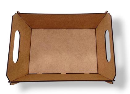Imagem de 5 Bandejas MDF p/ Kit Presentes e Cestas L-24,5 C-17 A-7