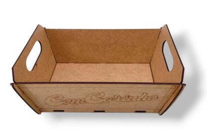 Imagem de 5 Bandejas MDF p/ Kit Presentes e Cestas L-24,5 C-17 A-7