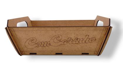 Imagem de 5 Bandejas MDF p/ Kit Presentes e Cestas L-24,5 C-17 A-7
