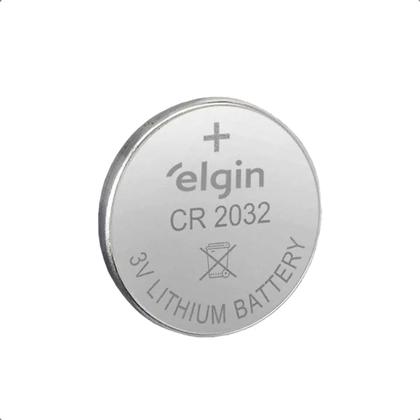 Imagem de 5 bateria litio cr2032 elgin botao 3v cartela com 5 un.
