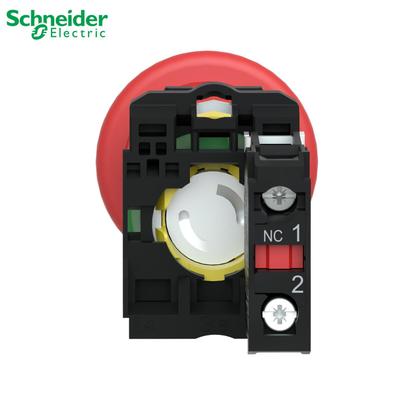 Imagem de 5 Botão Comando 22mm Com Trava Puxa Vermelho - Schneider