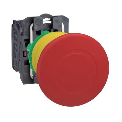 Imagem de 5 Botão Comando 22mm Com Trava Puxa Vermelho - Schneider