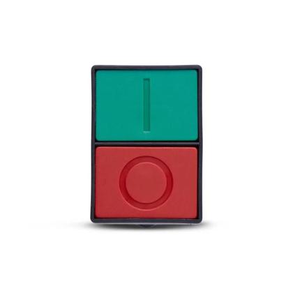 Imagem de 5 Botão Duplo Comando Faceado Steck SLPDNR Max Botton IP40