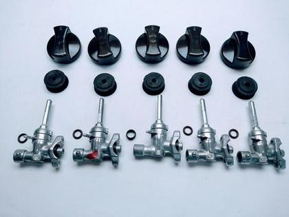 Imagem de 5 Botão E 5 Registro Fogão Cooktop Fischer Tripla Chama 1743