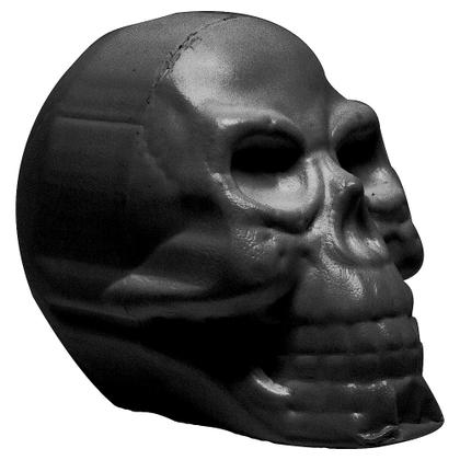 Imagem de 5 Caveiras Festa dia das Bruxas Crânio Preta Grande Halloween Lembrança e Enfeite