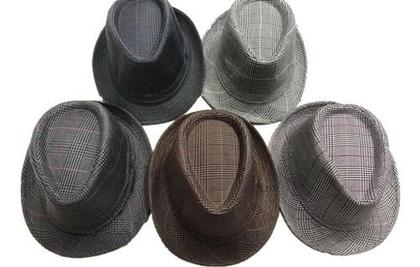 Imagem de 5 Chapeu De Tecido Maladro Xadrezinho Carioca Panama