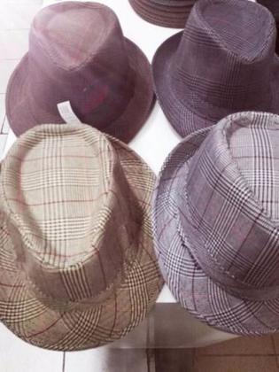 Imagem de 5 Chapeu De Tecido Maladro Xadrezinho Carioca Panama