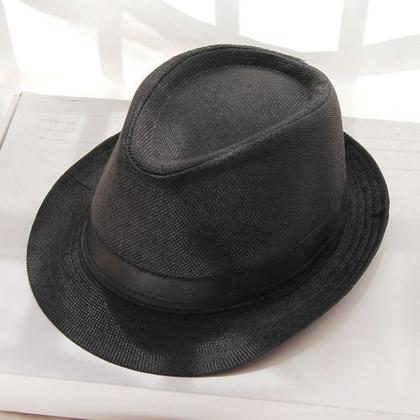 Imagem de 5 Chapeu Malandro Carioca Liso Unisex Brim Tecido Panama