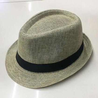 Imagem de 5 Chapéu Malandro Carioca Liso Unisex Brim Tecido Panama