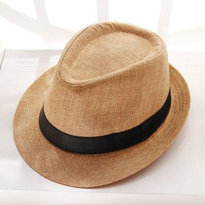 Imagem de 5 Chapéu Malandro Carioca Liso Unisex Brim Tecido Panama