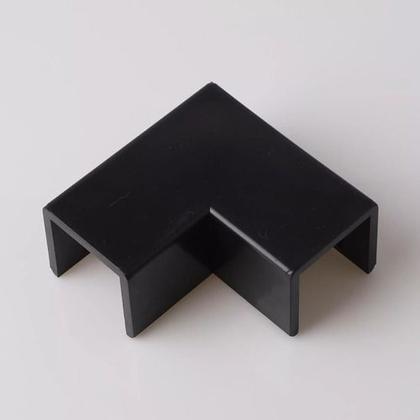 Imagem de 5 Cotovelo Interno  Para  Canaletas Preto 20x10mm