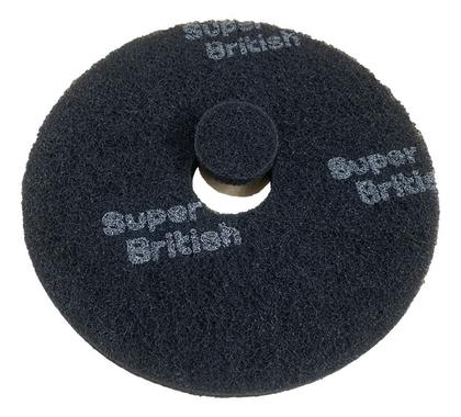 Imagem de 5 Disco Removedor Preto British P/lavadora Enceradeira 510mm
