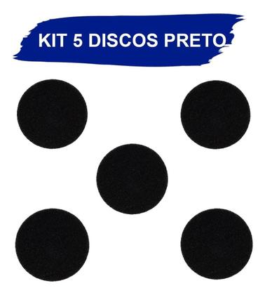 Imagem de 5 Disco Removedor Preto British P/lavadora Enceradeira 510mm