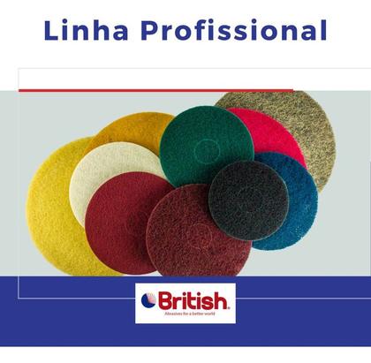 Imagem de 5 Disco Verde 510mm Enceradeira Para Limpeza De Piso BRITISH