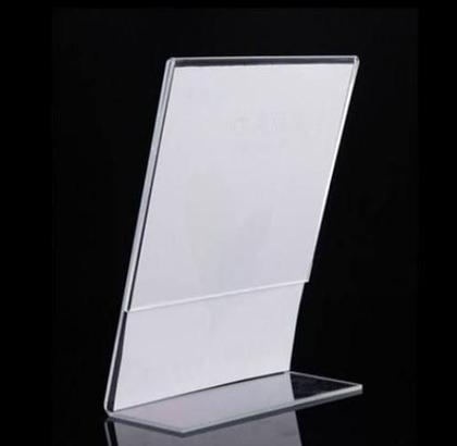 Imagem de 5 Display L Expositor 42X30 Acrílico Cardápio Pix Qr A3 Ver