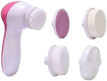 Imagem de 5 Em 1 Massageador Facial Elétrico Rosa