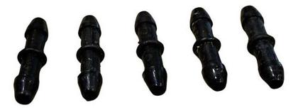 Imagem de 5 Emendas Mangueira Esguicho Água Limpador Párabrisas 6,43mm Preto