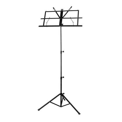 Imagem de 5 Estante partitura dobravel preta pedestal de ferro com bag