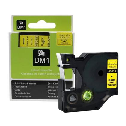 Imagem de 5 Fita Rotulador Dymo COMPATIVELAmarela 45018 COLORPOP LM210