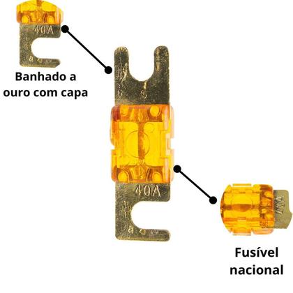 Imagem de 5 Fusíveis Lâmina Mini Faca Modelo Anl Solar Misto Reforçado Midi Sortido Banhado a Ouro Faquinha Resistente Technoise