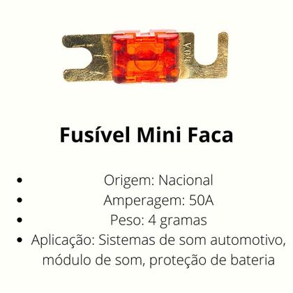 Imagem de 5 Fusíveis Lâmina Mini Faca Modelo Anl Solar Misto Reforçado Midi Sortido Banhado a Ouro Faquinha Resistente Technoise