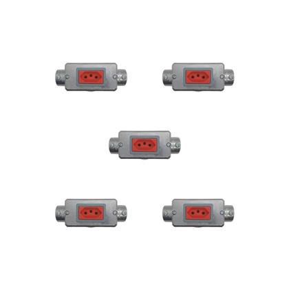 Imagem de 5 Kit Condulete 3/4 Placa 1 Posto e Mod Tomada Tramontina