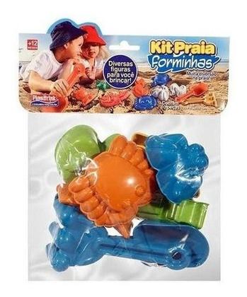 Imagem de 5 Kit Praia Areia Forminha Modelar Para Crianças C/ 10 Peças