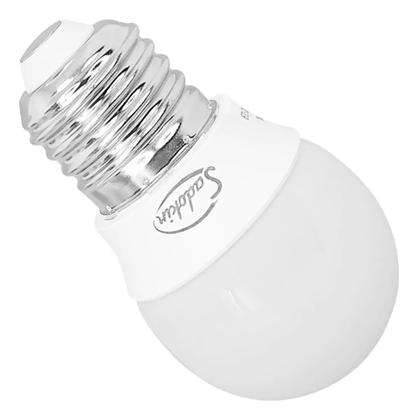 Imagem de 5 Lâmpadas Led Bolinha 127v E27 Branco Quente 3000k Camarim