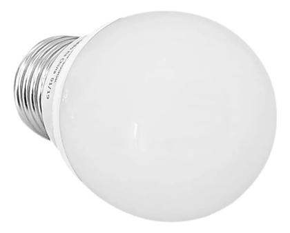 Imagem de 5 Lâmpadas Led Bolinha 127v E27 Branco Quente 3000k Camarim